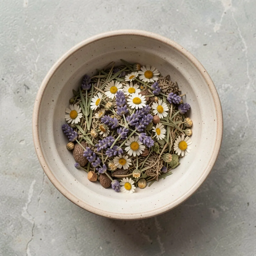 Erbe officinali essiccate