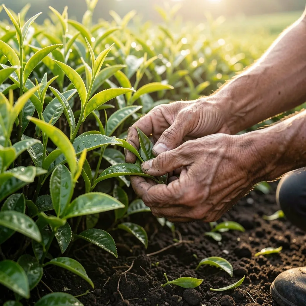 Raccolta manuale di erbe botaniche nel rispetto dei cicli naturali
